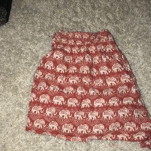 elephant print shorts